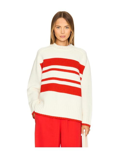 Solid & Striped Red Rhea Sweater