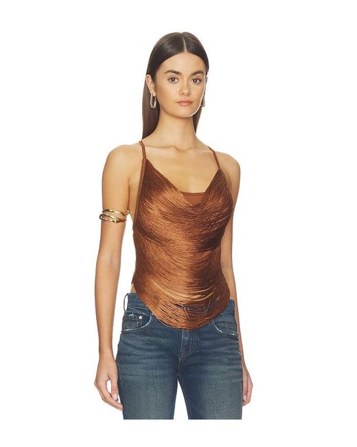 superdown Blue Katalia Halter Top