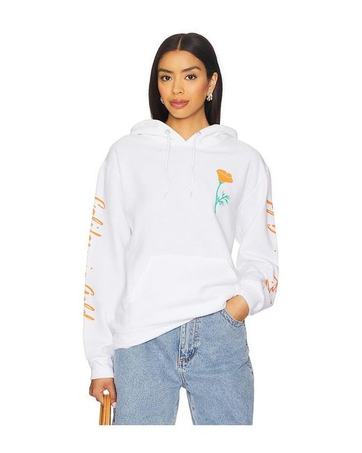 Free & Easy White Poppy Og Hoodie