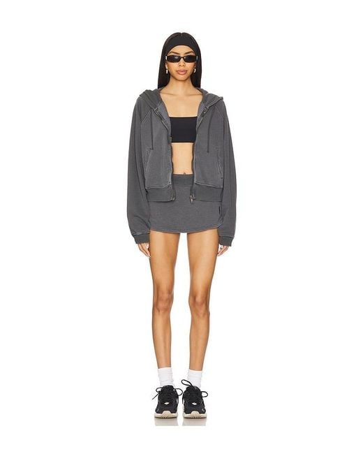 Conjunto De Sudadera Y Falda Pantalón Fp Movement Fast Break En Color Charcoal Talla En Free People de color Black
