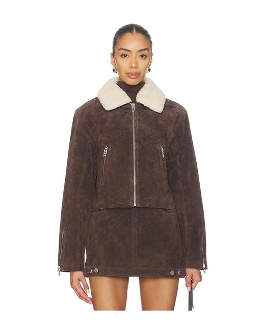 Blank NYC Brown Cropped Jacket