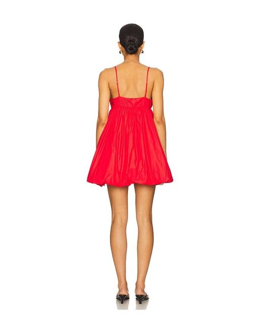 ROBE CHARLOTTE en Red Solid & Striped