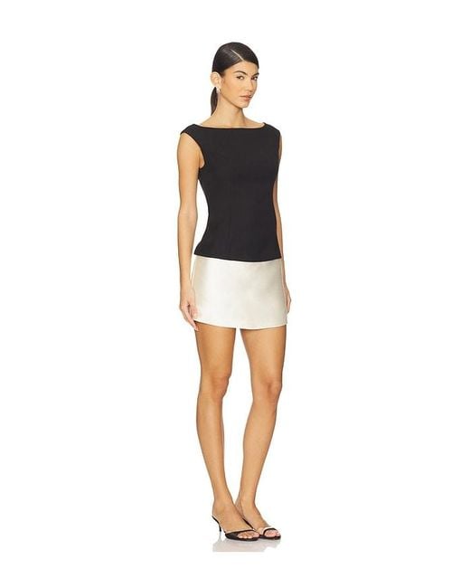 Line & Dot Black Isabeau Mini Dress