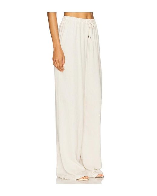 ALL THE WAYS White Beth Drawstring Pant