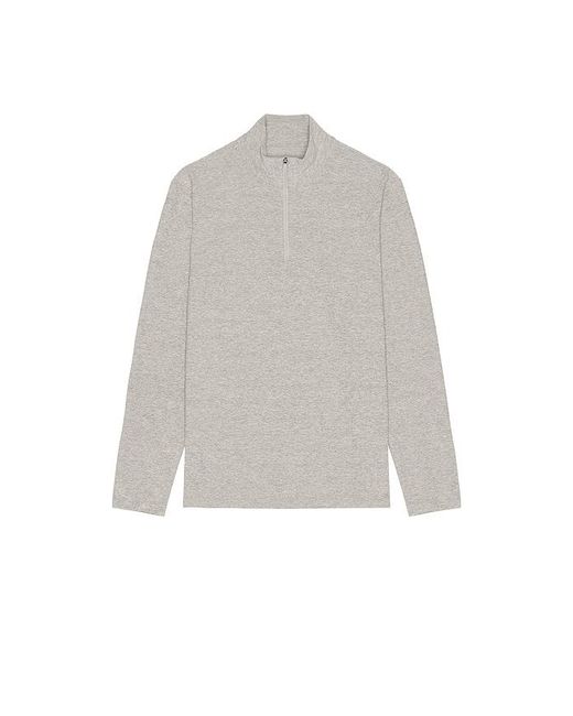 Beyond Yoga Gray Spacedye Terrain Quarter Zip Pullover for men