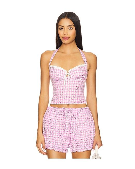 MAJORELLE Pink Kailey Top