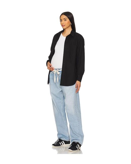 DROIT DRAWSTRING MATERNITY en Blue aligrace