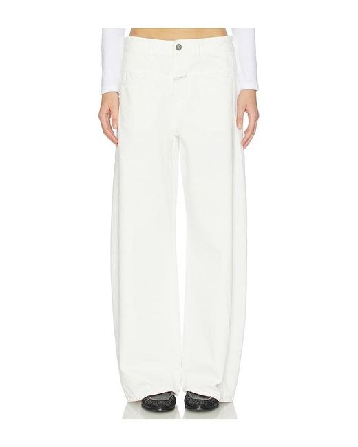 Closed White Tori Barrel Jeans
