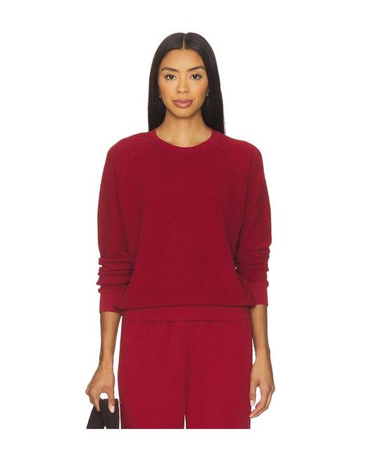 PERFECTWHITETEE Red Ziggy Shrunken Crewneck
