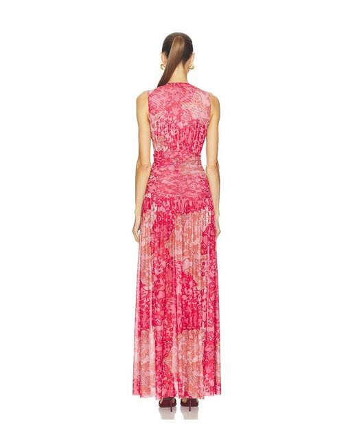 MISA Los Angles Red Imani Dress