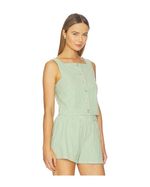 Show Me Your Mumu Green Maren Top