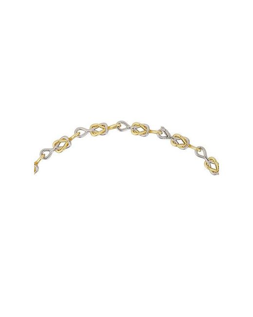Eddie Borgo Metallic Slipknot Link Necklace