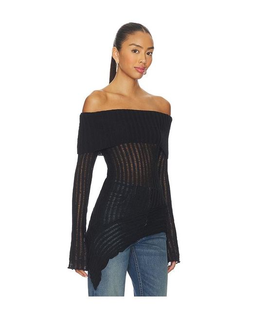superdown Black Tawny Sweater