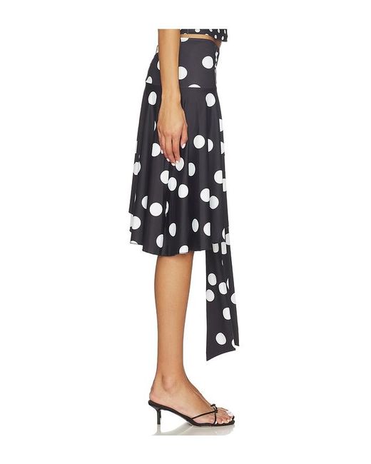 Lioness Black Safari Midi Skirt