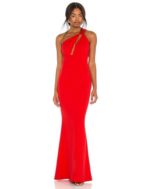 Katie May Red X Revolve Edgy Dress