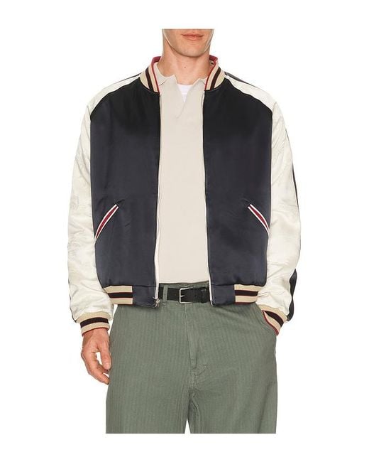 Beams Plus White Oriental Jacket Reversible for men