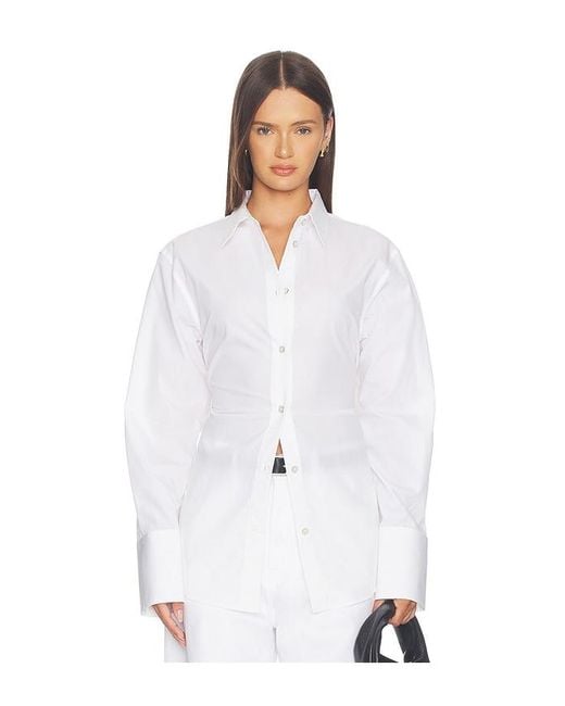 Helmut Lang White Knot Shirt