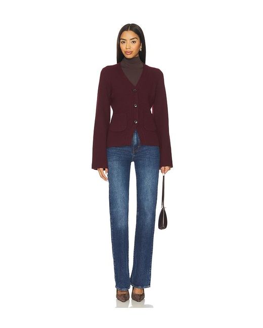 Pistola Purple Aeron V-Neck Cardigan