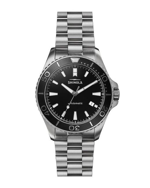 Shinola Black 43Mm Monster for men