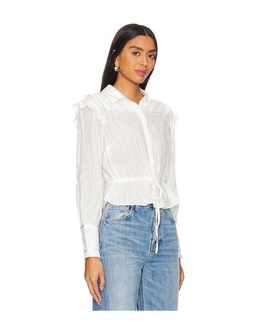 Blusa Solid Daybreak En Color Blanco Talla (También En S, Xl) Free People de color White