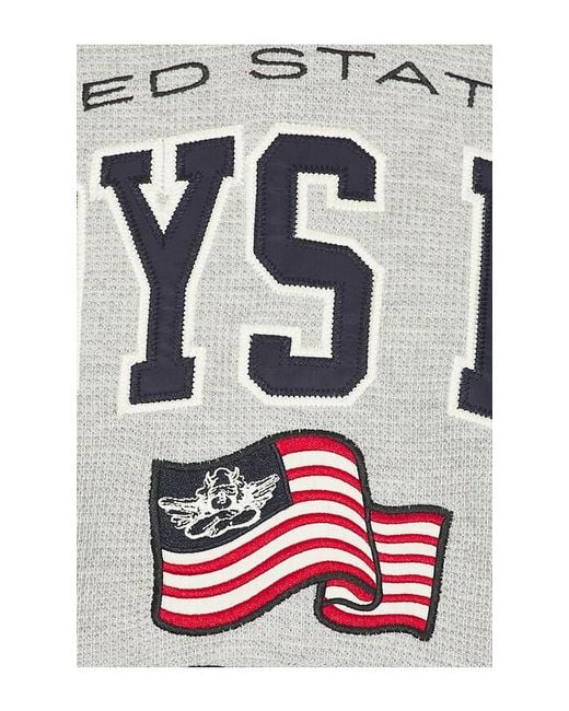 Boys Lie Blue United States Of Thermal Racer Hoodie