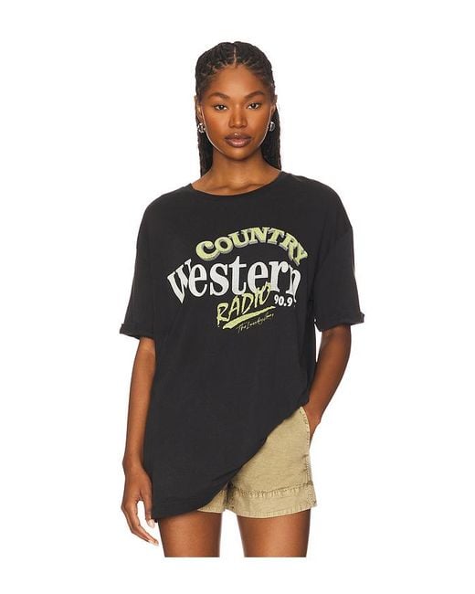 The Laundry Room Western Radio グラフィックTシャツ Black