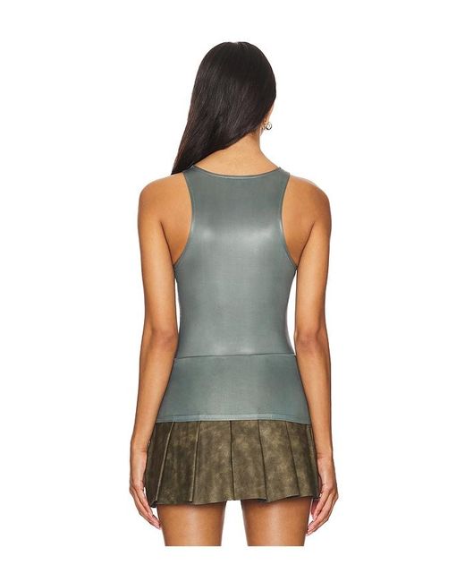 WeWoreWhat Brown Muscle Tank