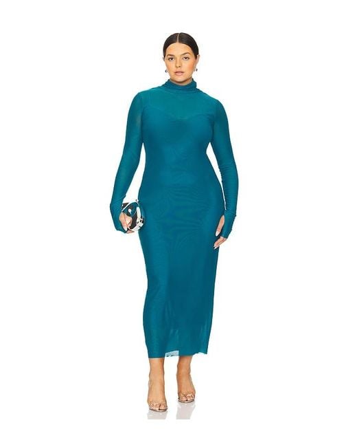 AFRM Blue Shailene Maxi Dress