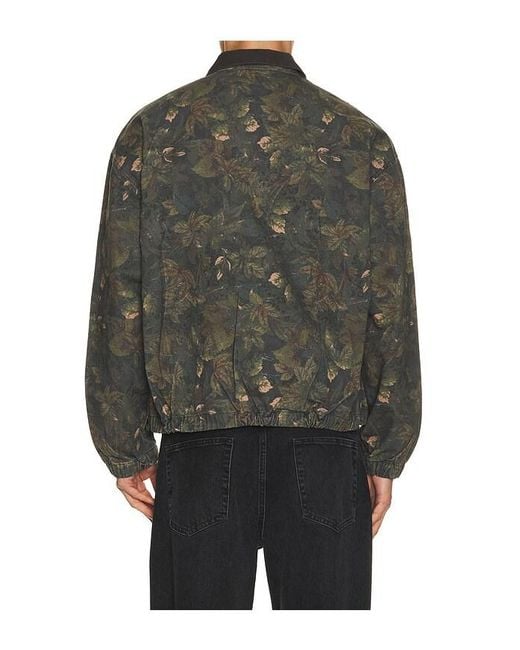 Thisisneverthat Black Denim Blouson Jacket for men
