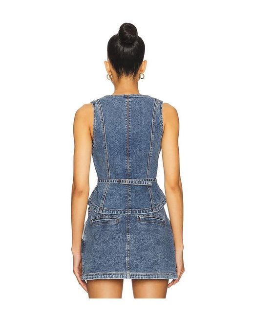 SOVERE Blue Dawn Denim Bodice Top