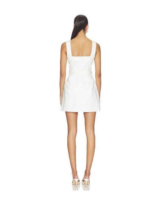 Elliatt White Nydia Square Neck Mini Dress