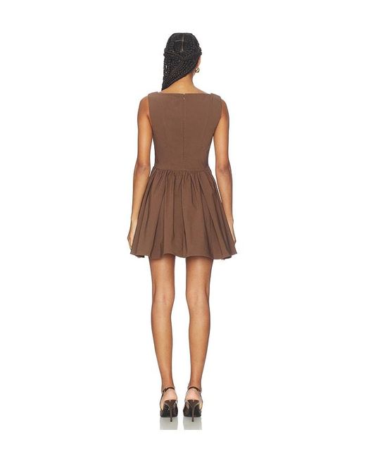 LPA Natural Giovanna Mini Dress