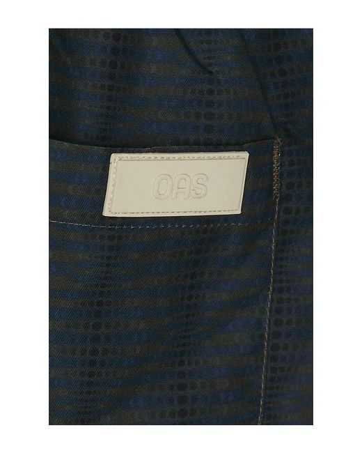 Oas Blue Getrick Swim Shorts for men