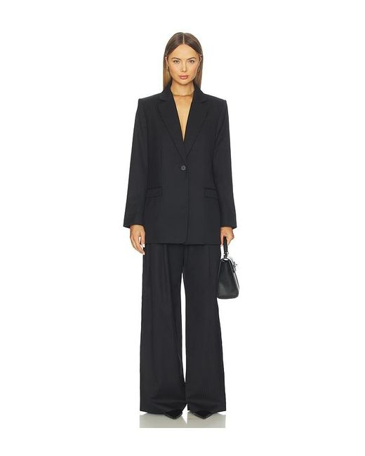 St. Agni Black Blazer Mit Schlitz Hinten