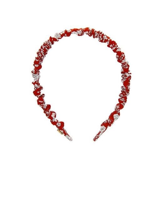 Lele Sadoughi Red Jessie Americana Liberty Headband