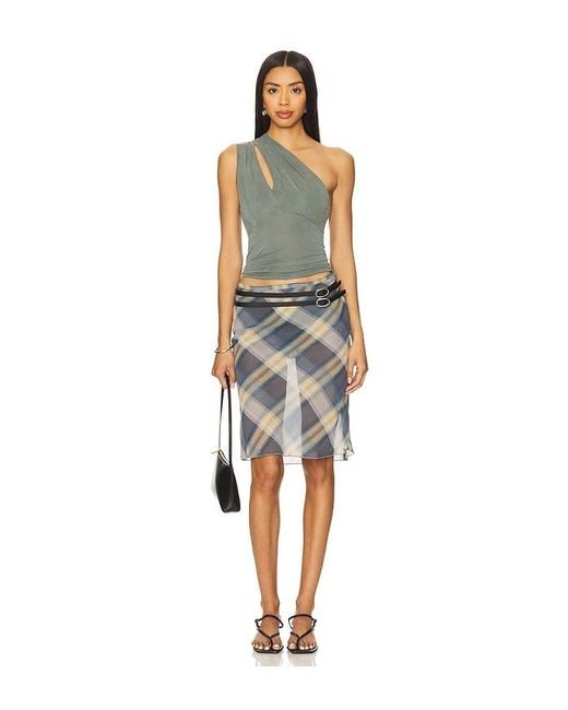 Lioness Black Shoreline Midi Skirt