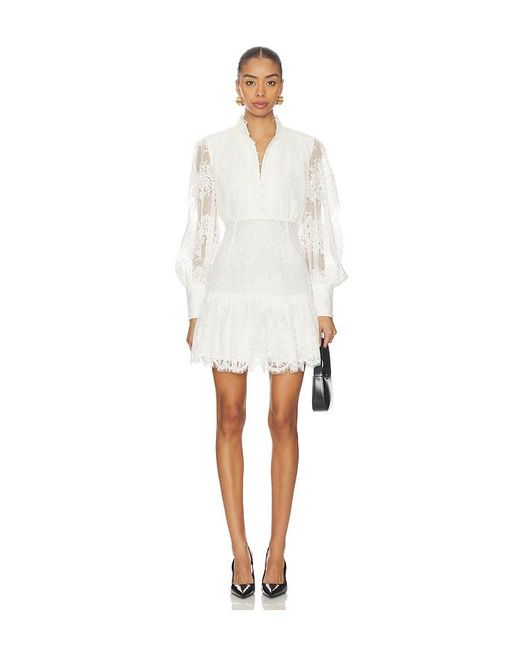 Bardot White Kleid Olessia