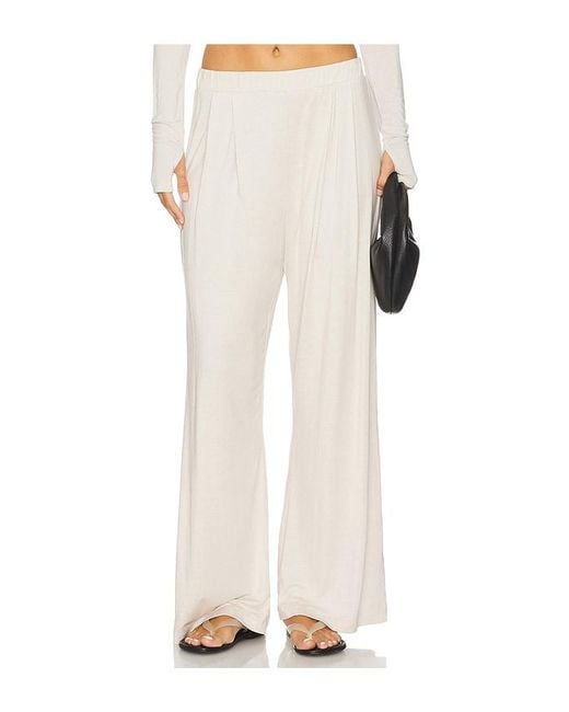 Michael Lauren White Vox Pleated Pant