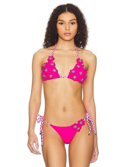 Beach Bunny Pink Delilah Bikini Top