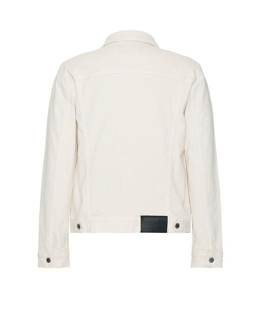 Monfrere White Dean Distressed Jacket for men
