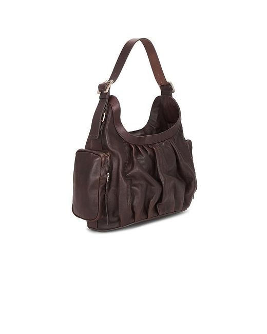 Free People Brown X We The Free Hattie Hardware Shoulder Bag