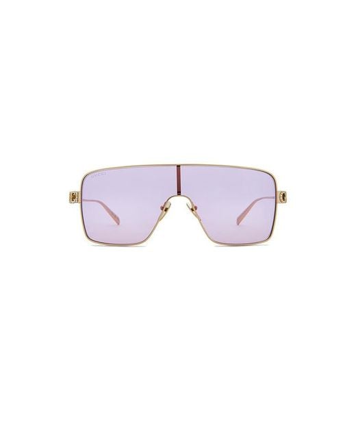 Gucci Purple Mask Sunglasses