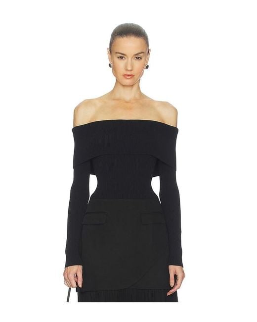 Astr Black Lidia Sweater