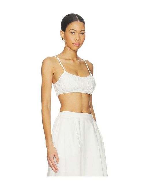 LSPACE White Manon Top
