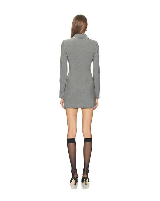 LOBA Gray Jackie Mini Dress