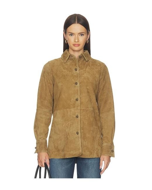 Rohe Natural Suede Pankou Overshirt