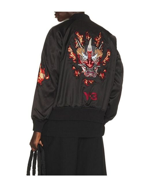 Y-3 Black Gfx Souv Jacket for men