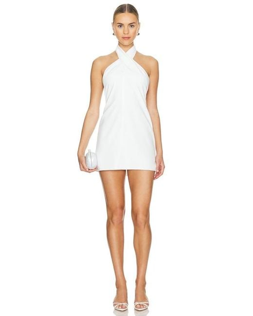 Amanda Uprichard White X Revolve Galilea Mini Dress