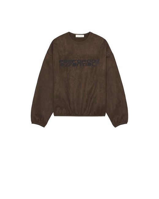 Fear Of God Brown Modern Crewneck Sweatshirt for men