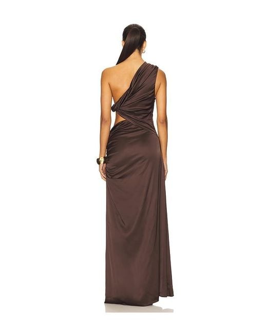 House of Harlow 1960 Brown X Revolve Carrie Gown